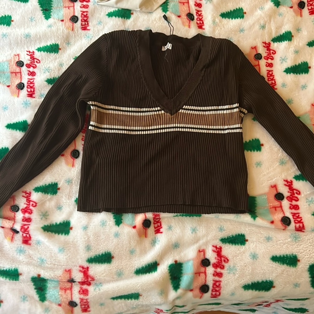 Preppy Brown Top